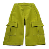 U+È Pantalone tinta unita Modello Palazzo Verde per Neonata UE1539 VERDE U+è 