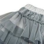 U+È Gonna tinta unita con Tulle Grigio per Neonata UE1602 GRIGIO U+è 