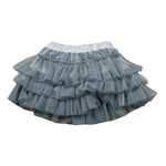 U+È Gonna tinta unita con Tulle Grigio per Neonata UE1602 GRIGIO U+è 