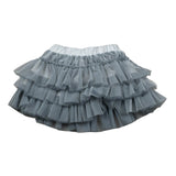 U+È Gonna tinta unita con Tulle Grigio per Neonata UE1602 GRIGIO U+è 