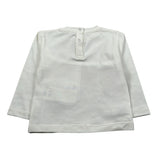 U+È Shirt Girocollo tinta unita con Stampa Panna per Neonata UE1664 PANNA U+è 