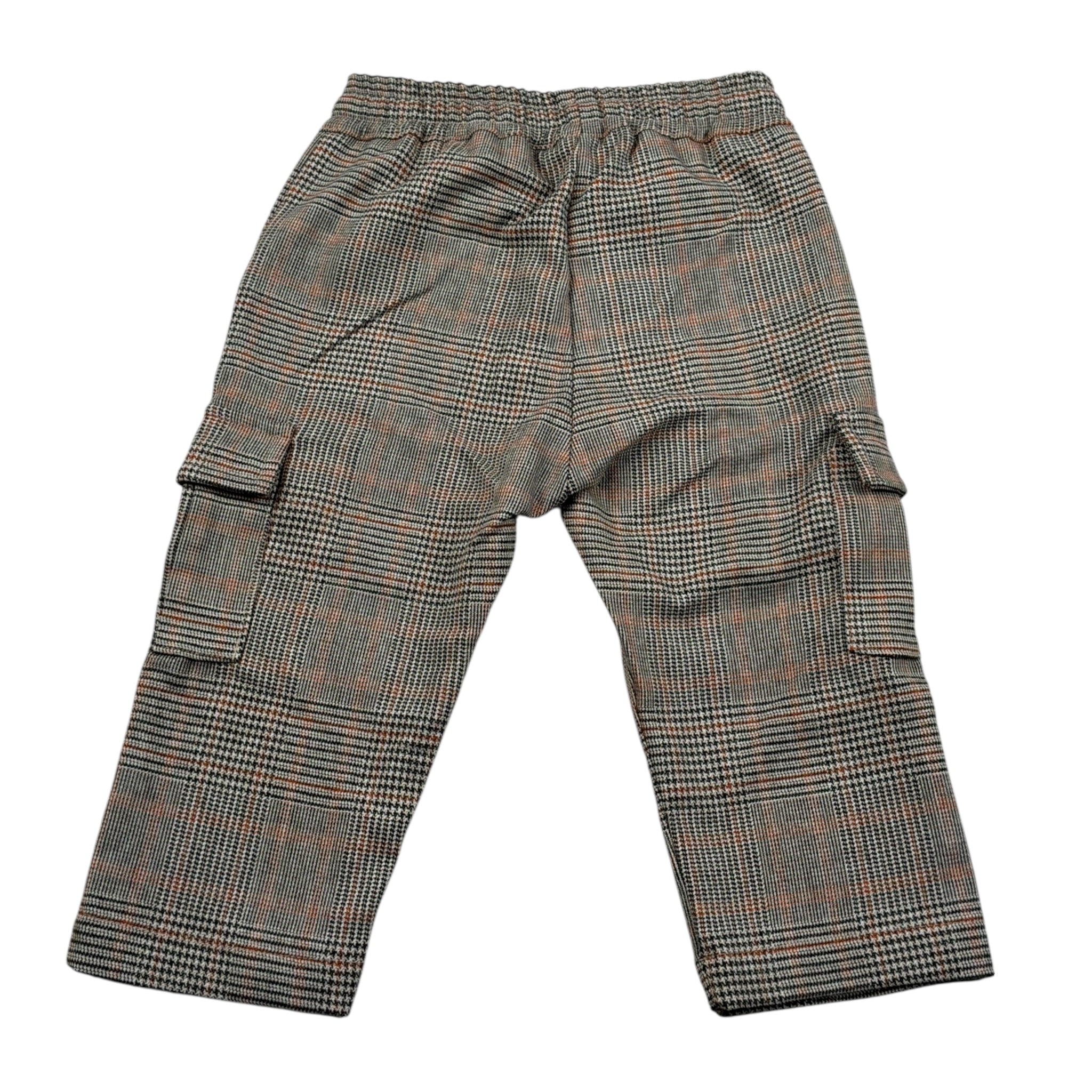 U+È Pantalone Stampa Fantasia con Elastico In Vita Beige per Neonato UEM0431 BEIGE U+è 