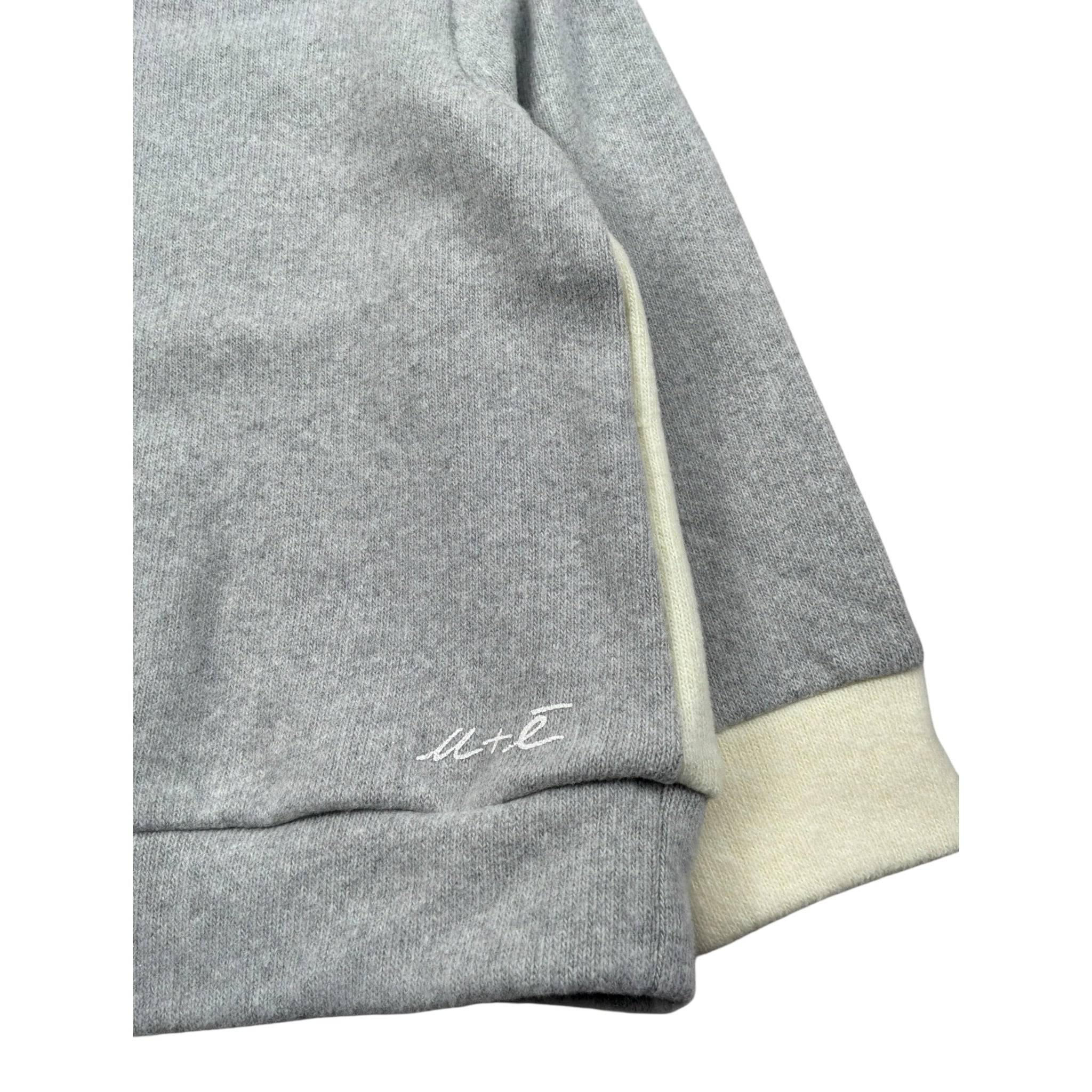 U+È Maglia Girocollo Bicolore Grigio per Bambino UEM0449 GRIGIO U+è 