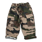 U+È Pantalone tinta unita con Fantasia Militare Verde per Neonato UEM0591N VERDE U+è 
