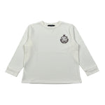 M+E' Shirt Girocollo tinta unita con Ricami Panna per Bambino UEM0620 PANNA M+E' 