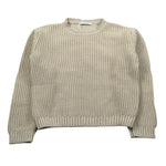 U+È Maglia Girocollo tinta unita Beige per Bambina UM0472 BEIGE U+è 