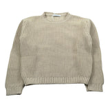 U+È Maglia Girocollo tinta unita Beige per Bambina UM0472 BEIGE U+è 