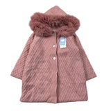 Mac Ilusion Cappotto tinta unita con Cappuccio Rosa per Neonata 9097HH ROSA MAC  ILUSION 