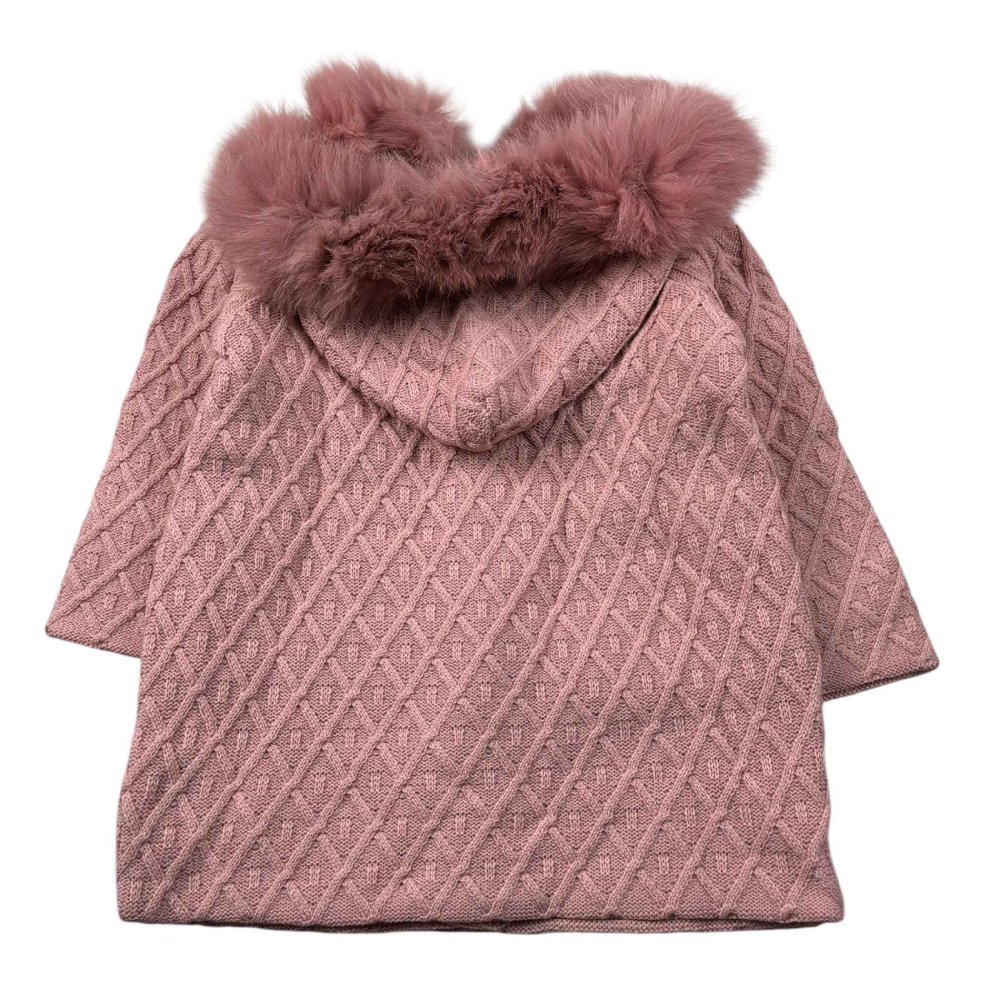Mac Ilusion Cappotto tinta unita con Cappuccio Rosa per Neonata 9097HH ROSA MAC  ILUSION 
