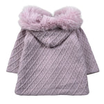 Mac Ilusion Cappotto tinta unita con Cappuccio Rosa per Neonata 9097H ROSA MAC  ILUSION 