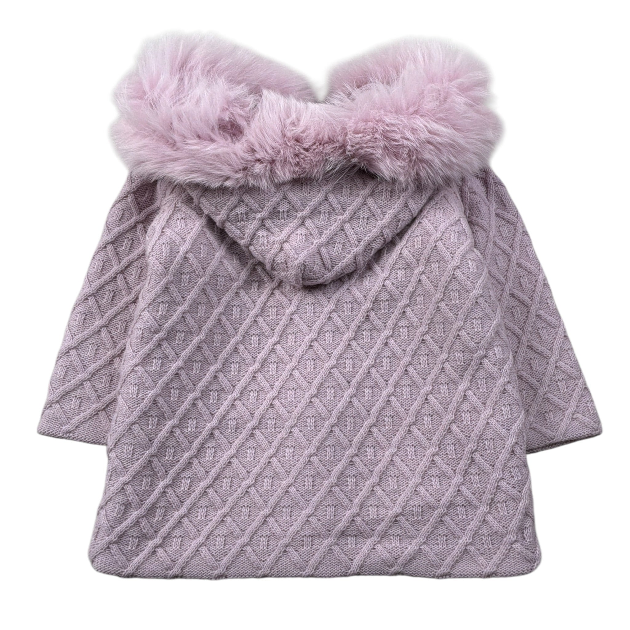Mac Ilusion Cappotto tinta unita con Cappuccio Rosa per Neonata 9097H ROSA MAC  ILUSION 
