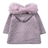Mac Ilusion Cappotto tinta unita con Cappuccio Rosa per Neonata 9097H ROSA MAC  ILUSION 