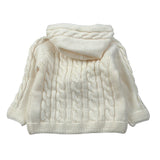 Maglifici Di Verona Cardigan tinta unita con Cappuccio Panna per Neonato 045207 PANNA MAGLIFICI DI VERONA 