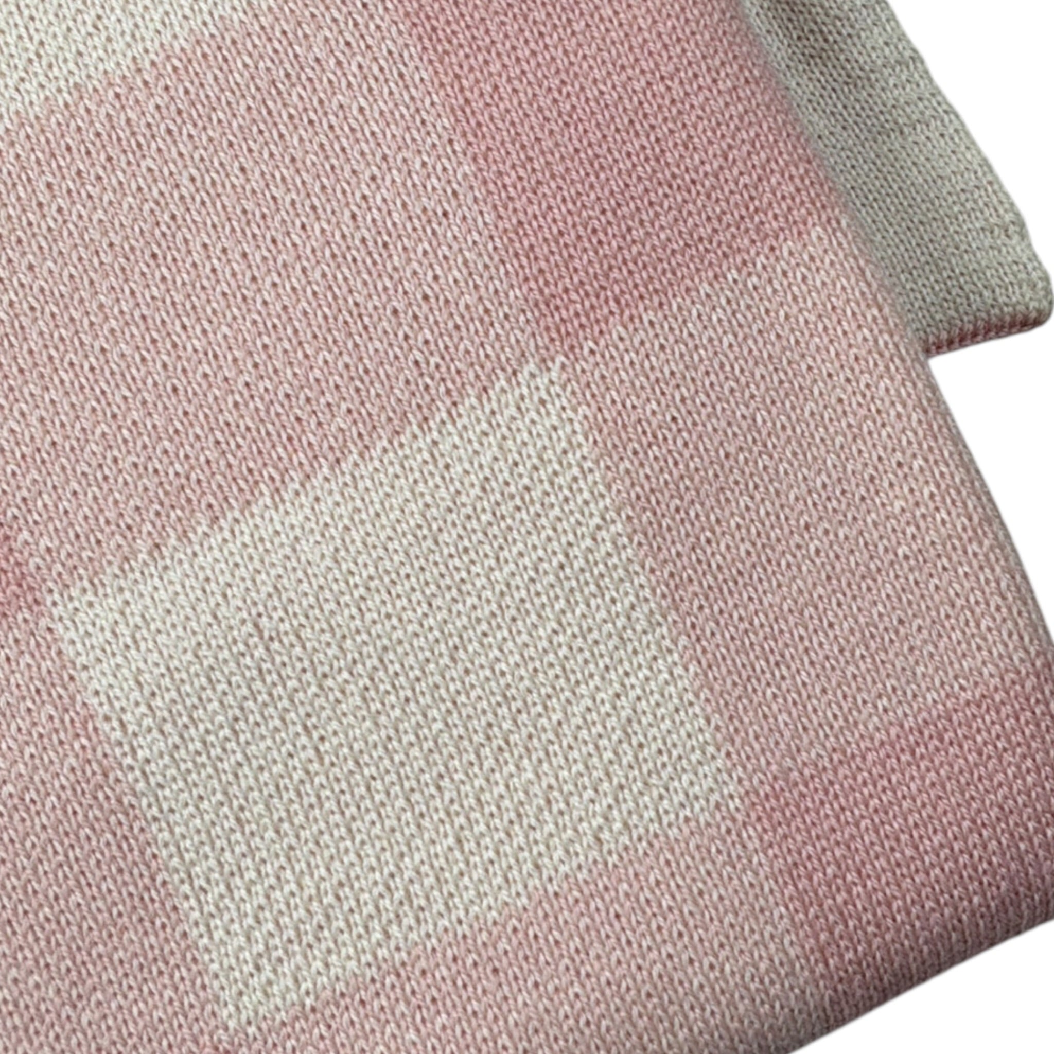 Maglifici Di Verona Coperta Bicolore con Stampa Bianco/Rosa per Neonata 045217 BIANCO/ROSA MAGLIFICI DI VERONA 