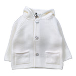 Maglifici Di Verona Cardigan tinta unita con Cappuccio Panna per Neonato 045223 PANNA MAGLIFICI DI VERONA 