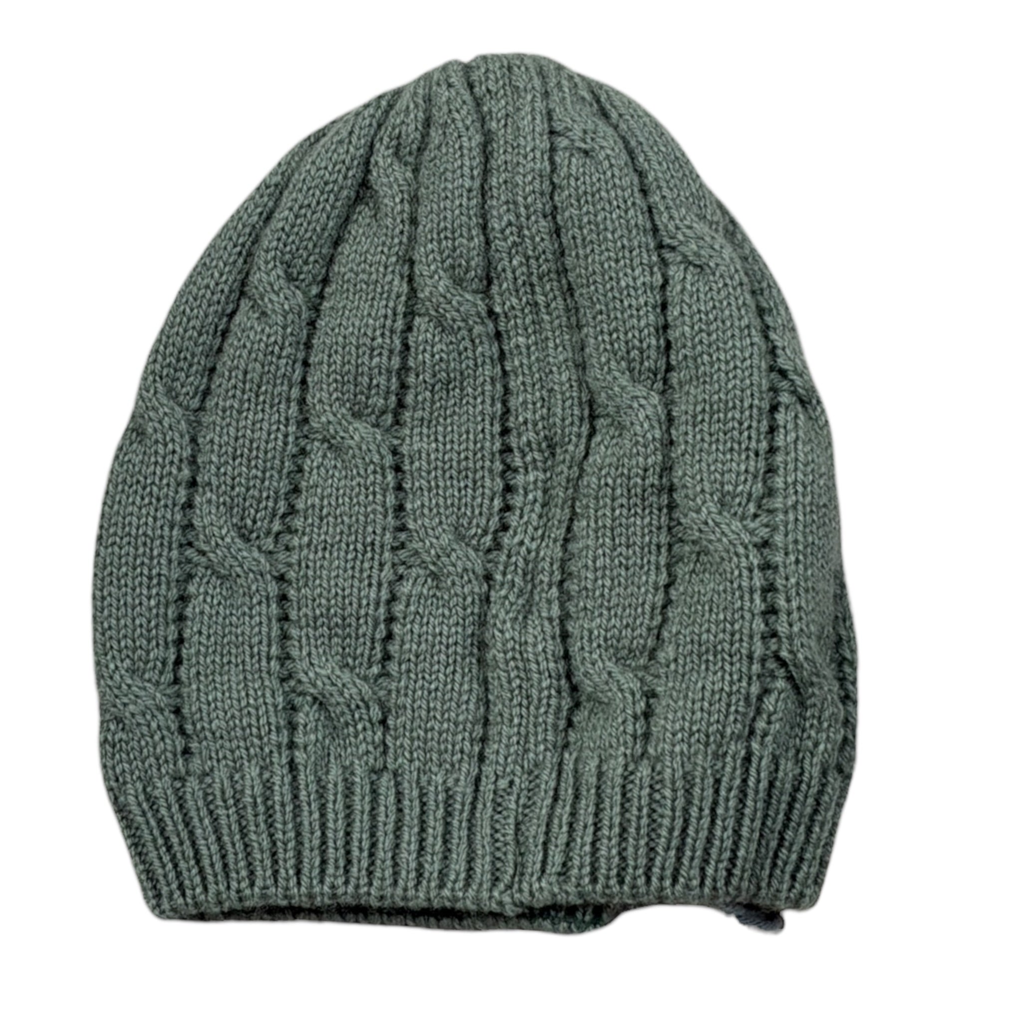 Maglifici Di Verona Cappello tinta unita In Maglia Verde per Neonato 045271 VERDE MAGLIFICI DI VERONA 