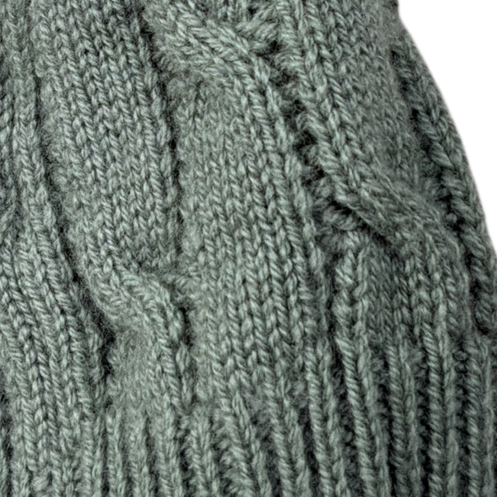 Maglifici Di Verona Cappello tinta unita In Maglia Verde per Neonato 045271 VERDE MAGLIFICI DI VERONA 
