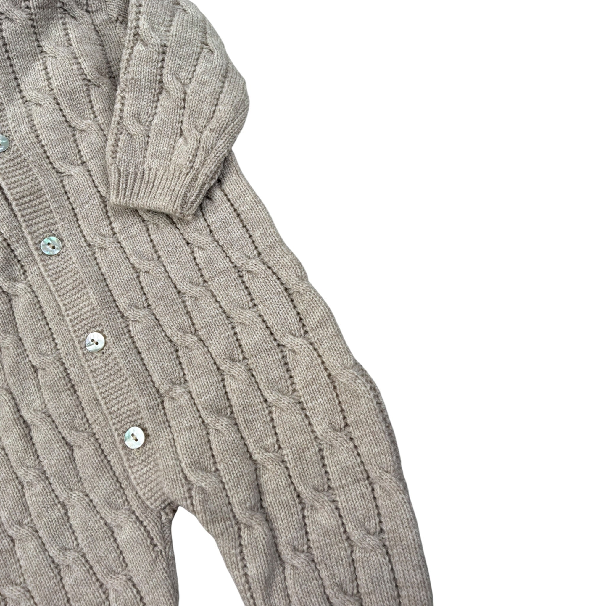 Maglifici Di Verona Pagliaccetto tinta unita con Cappuccio Beige per Neonato 045272 BEIGE MAGLIFICI DI VERONA 