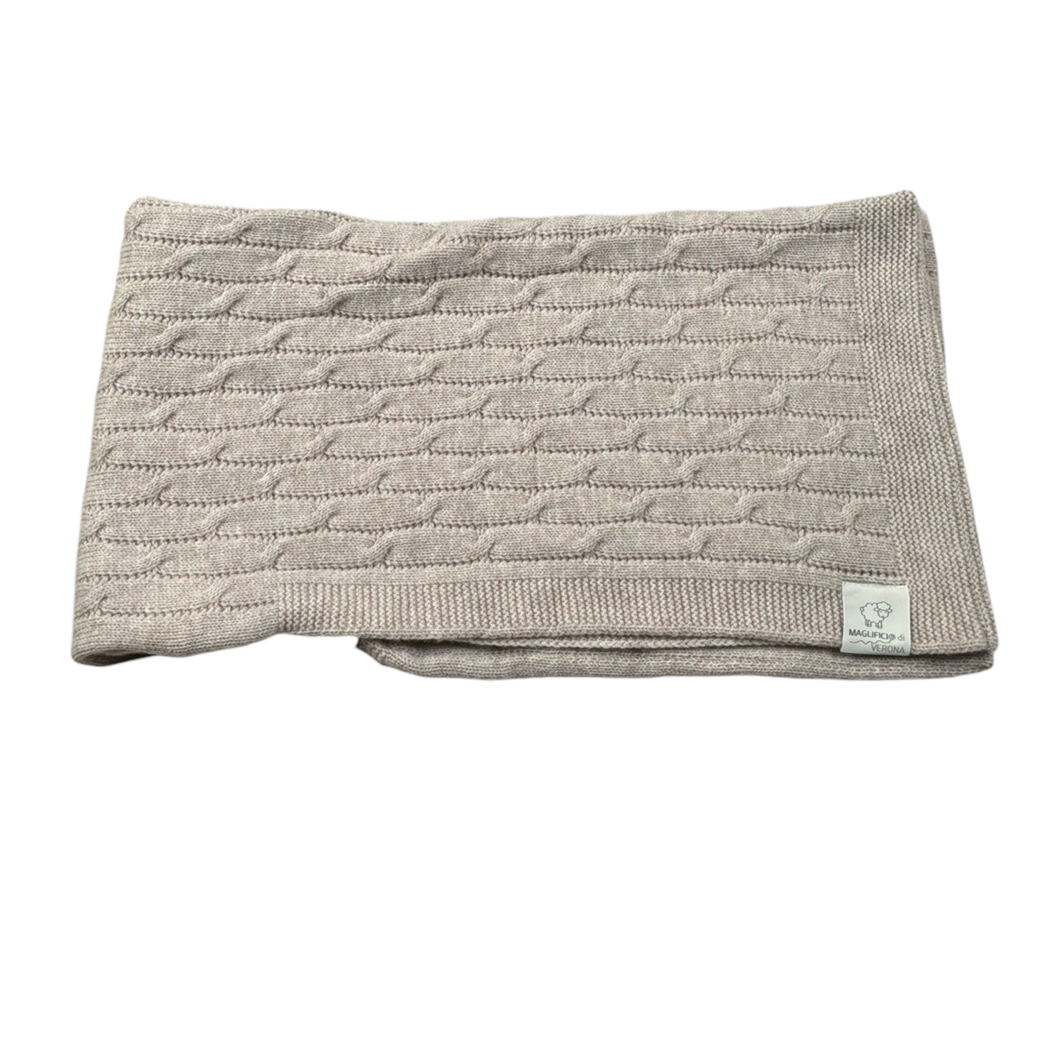 Maglifici Di Verona Coperta tinta unita Beige per Neonato 045273 BEIGE MAGLIFICI DI VERONA 
