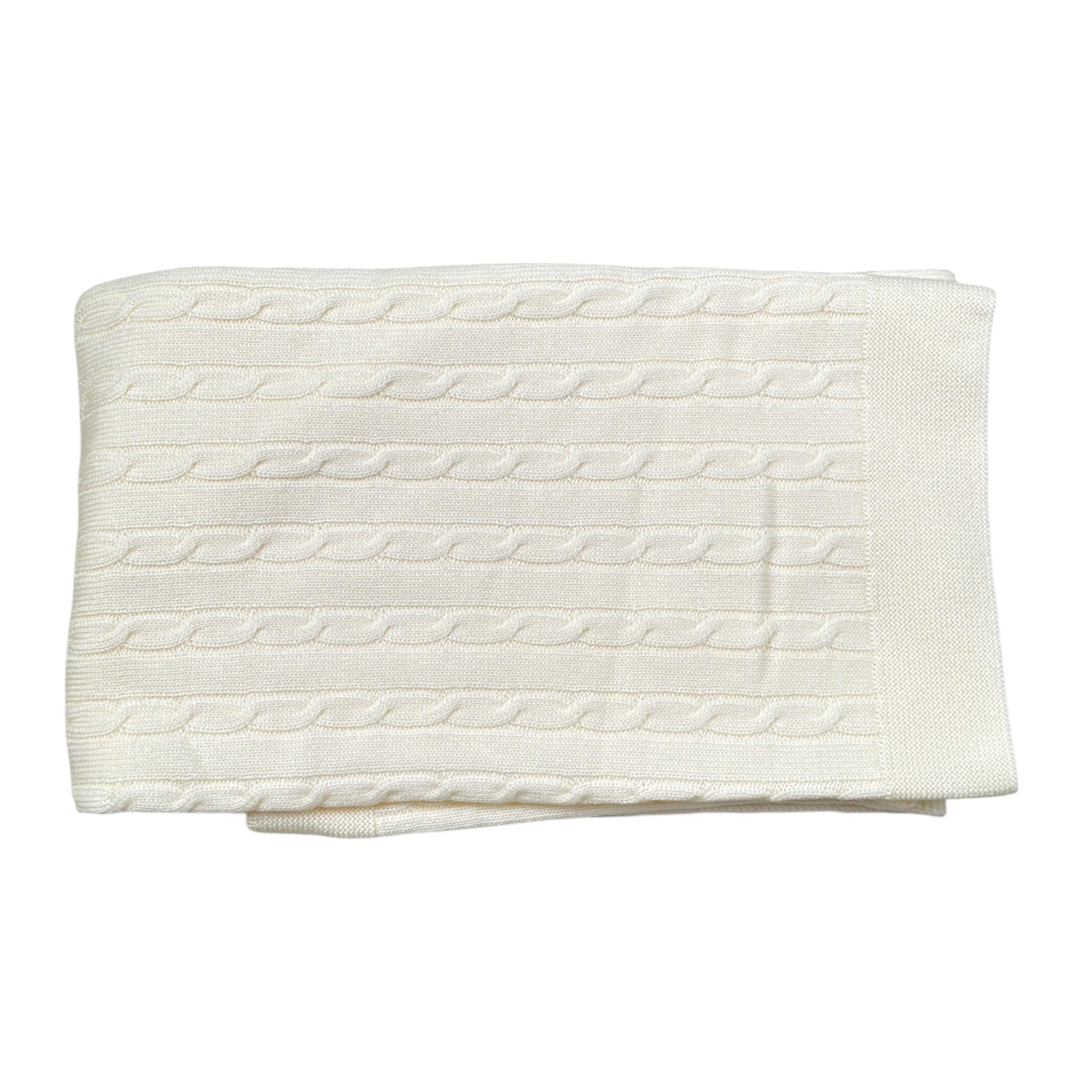 Maglifici Di Verona Coperta tinta unita In Maglia Panna per Neonato 045285 PANNA MAGLIFICI DI VERONA 