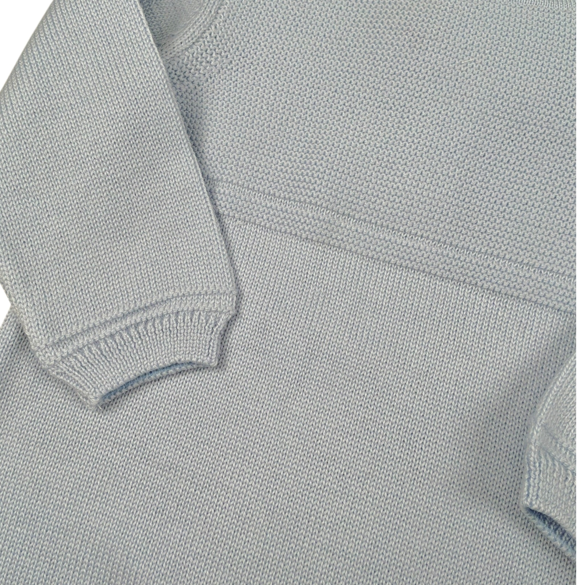 Maglifici Di Verona Tutina In Filo tinta unita Azzurro per Neonato 045287 AZZURRO MAGLIFICI DI VERONA 