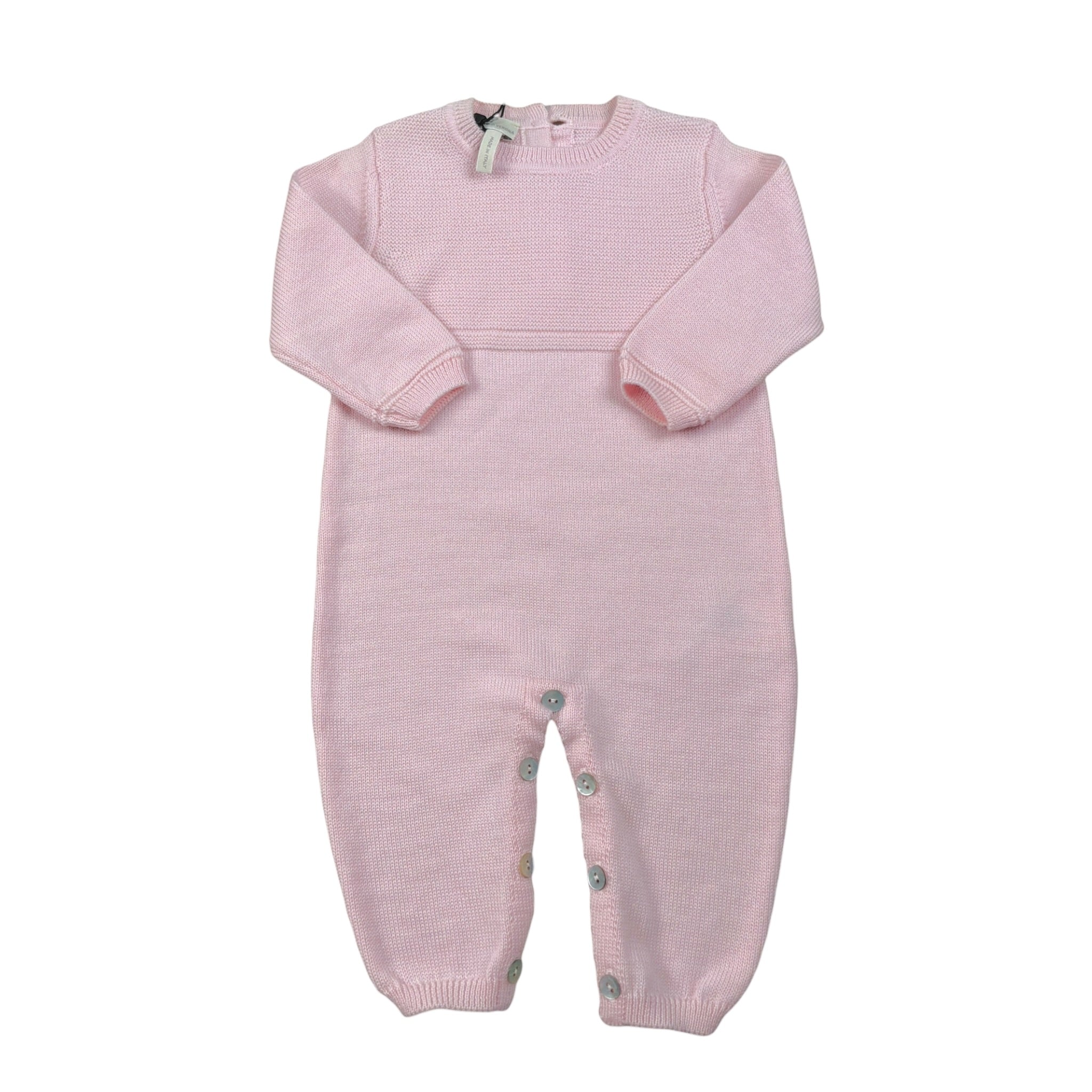 Maglifici Di Verona Tutina In Filo tinta unita Rosa per Neonata 045287X ROSA MAGLIFICI DI VERONA 