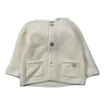 Maglifici Di Verona Cardigan tinta unita con Cappuccio Panna per Neonata 045410 PANNA MAGLIFICI DI VERONA 
