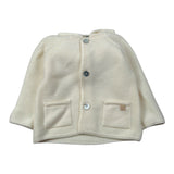 Maglifici Di Verona Cardigan tinta unita con Cappuccio Panna per Neonata 045410 PANNA MAGLIFICI DI VERONA 
