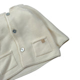 Maglifici Di Verona Cardigan tinta unita con Cappuccio Panna per Neonata 045410 PANNA MAGLIFICI DI VERONA 