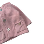 Maglifici Di Verona Cardigan tinta unita con Cappuccio Rosa per Neonata 045410 ROSA MAGLIFICI DI VERONA 
