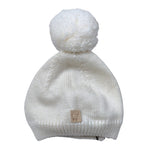 Maglifici Di Verona Cappello tinta unita In Filo con Pon Pon Panna per Neonato 045413 PANNA MAGLIFICI DI VERONA 