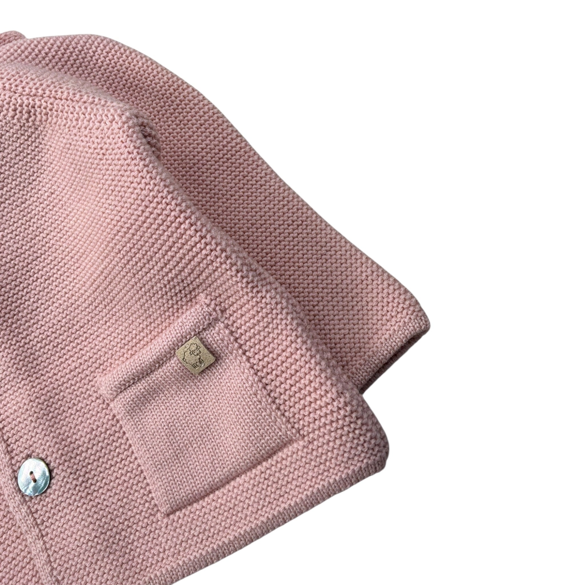 Maglifici Di Verona Cardigan tinta unita con Cappuccio Rosa per Neonata 045420 ROSA MAGLIFICI DI VERONA 