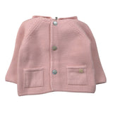 Maglifici Di Verona Cardigan tinta unita con Cappuccio Rosa per Neonata 045420 ROSA MAGLIFICI DI VERONA 