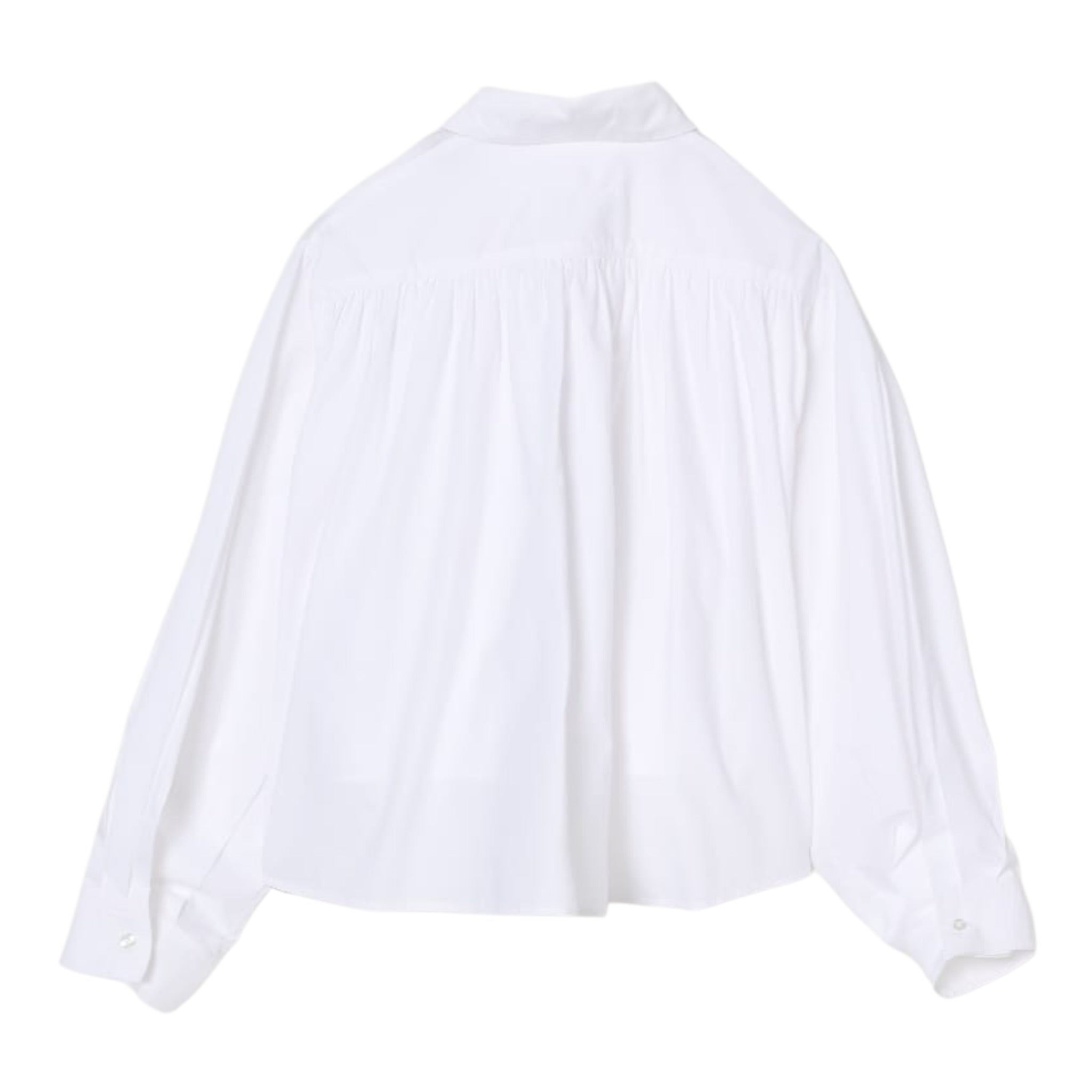 Maison Margiela Camicia Manica Lunga tinta unita con Logo Bianco per Bambina M60503 BIANCO MAISON MARGIELA 