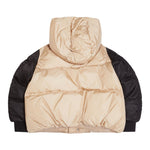 Maison Margiela Giubbino tinta unita con Cappuccio E Maniche In Contrasto Beige per Bambina M60614 BEIGE MAISON MARGIELA 