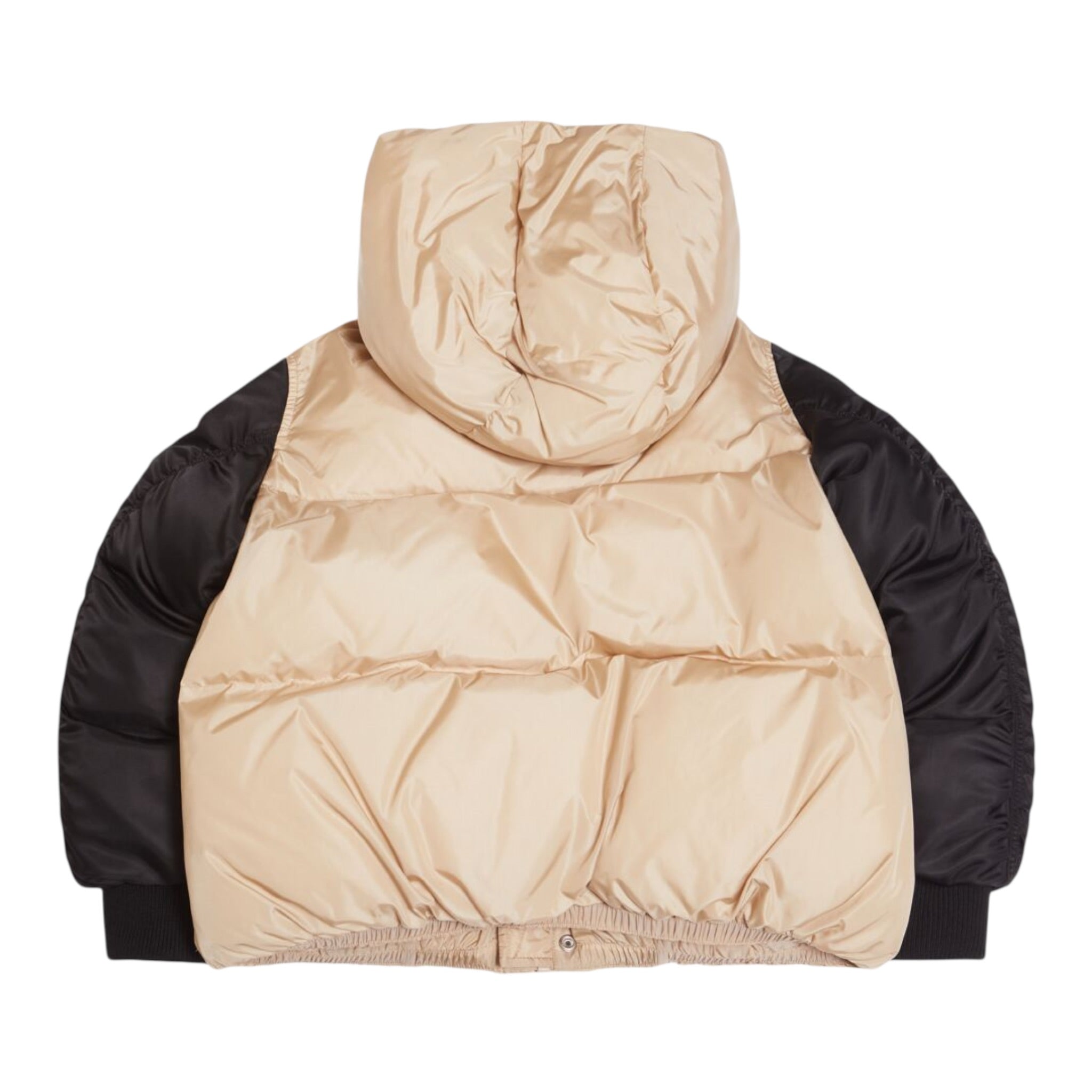 Maison Margiela Giubbino tinta unita con Cappuccio E Maniche In Contrasto Beige per Bambina M60614 BEIGE MAISON MARGIELA 