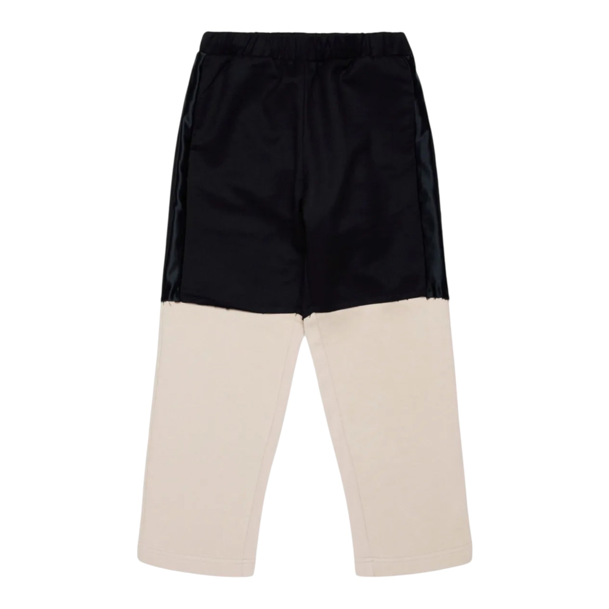 Maison Margiela Pantalone Bicolore Modello Tuta Beige/Nero per Bambino M60623 BEIGE/NERO MAISON MARGIELA 
