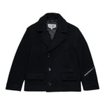 Maison Margiela Giacca tinta unita con Bottoni Nero per Bambina M60829MM00W NERO MAISON MARGIELA 