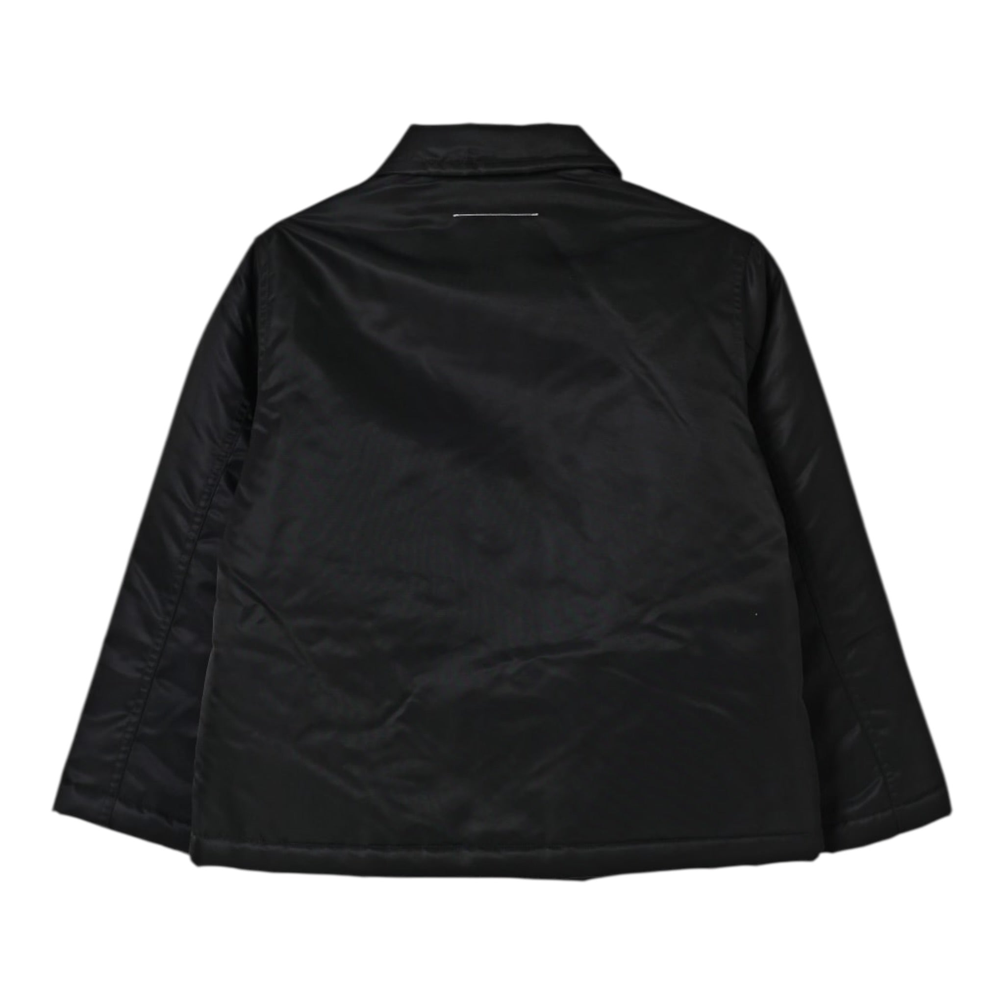 Maison Margiela Giubbino tinta unita con Bottoni Nero per Bambino M60836M6900 NERO MAISON MARGIELA 