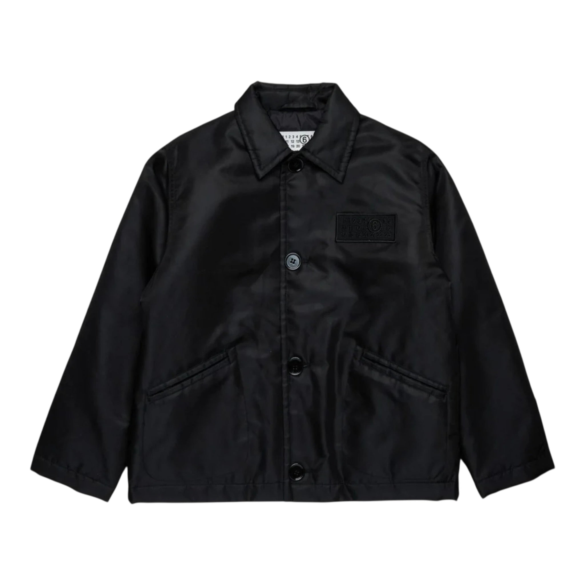 Maison Margiela Giubbino tinta unita Modello Camicia Nero per Bambino M60836MM03B NERO MAISON MARGIELA 