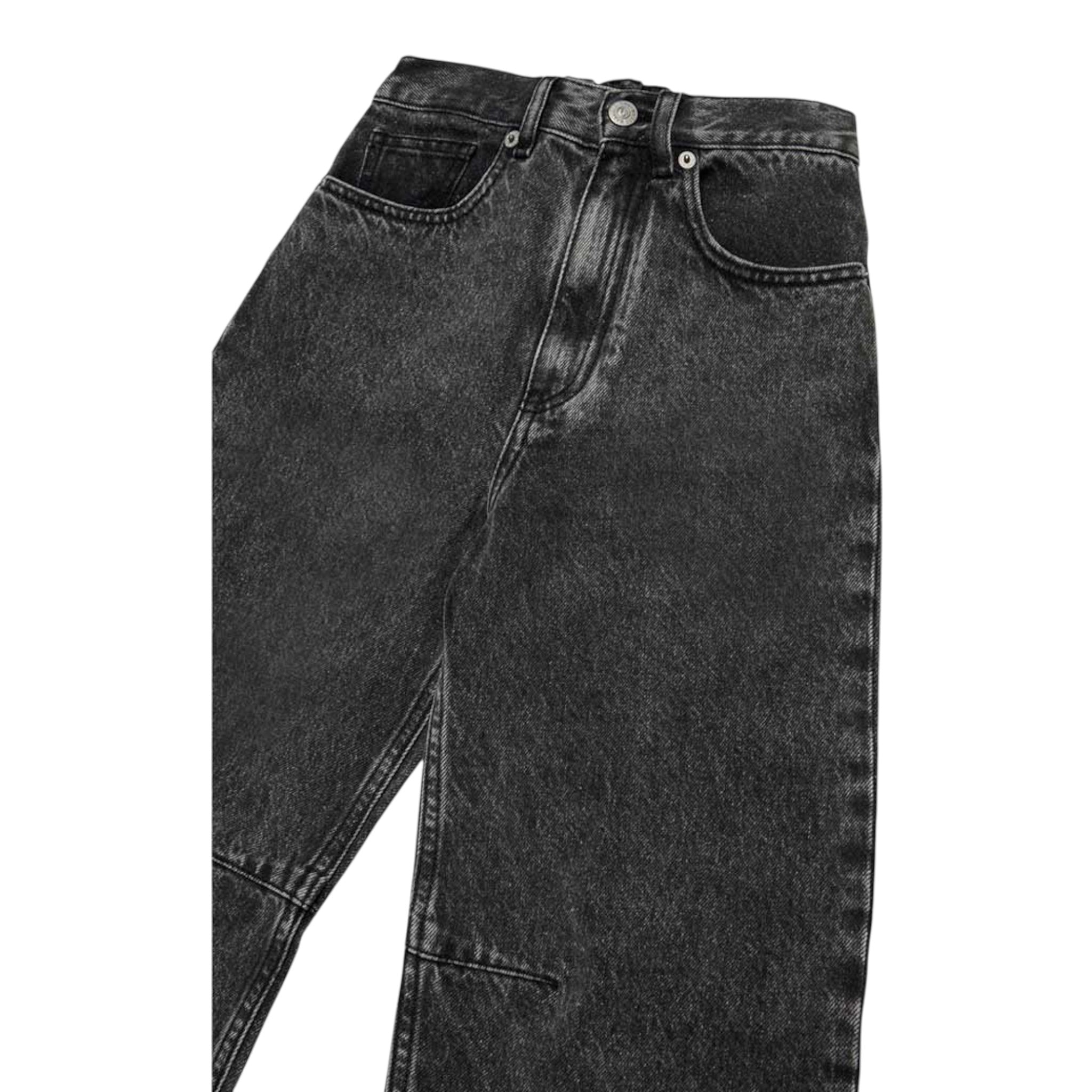 Maison Margiela Jeans tinta unita Modello Palazzo Nero per Bambina M60844X NERO MAISON MARGIELA 