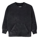 Maison Margiela Felpa tinta unita Girocollo Grigio per Bambino M60867MM06A GRIGIO MAISON MARGIELA 
