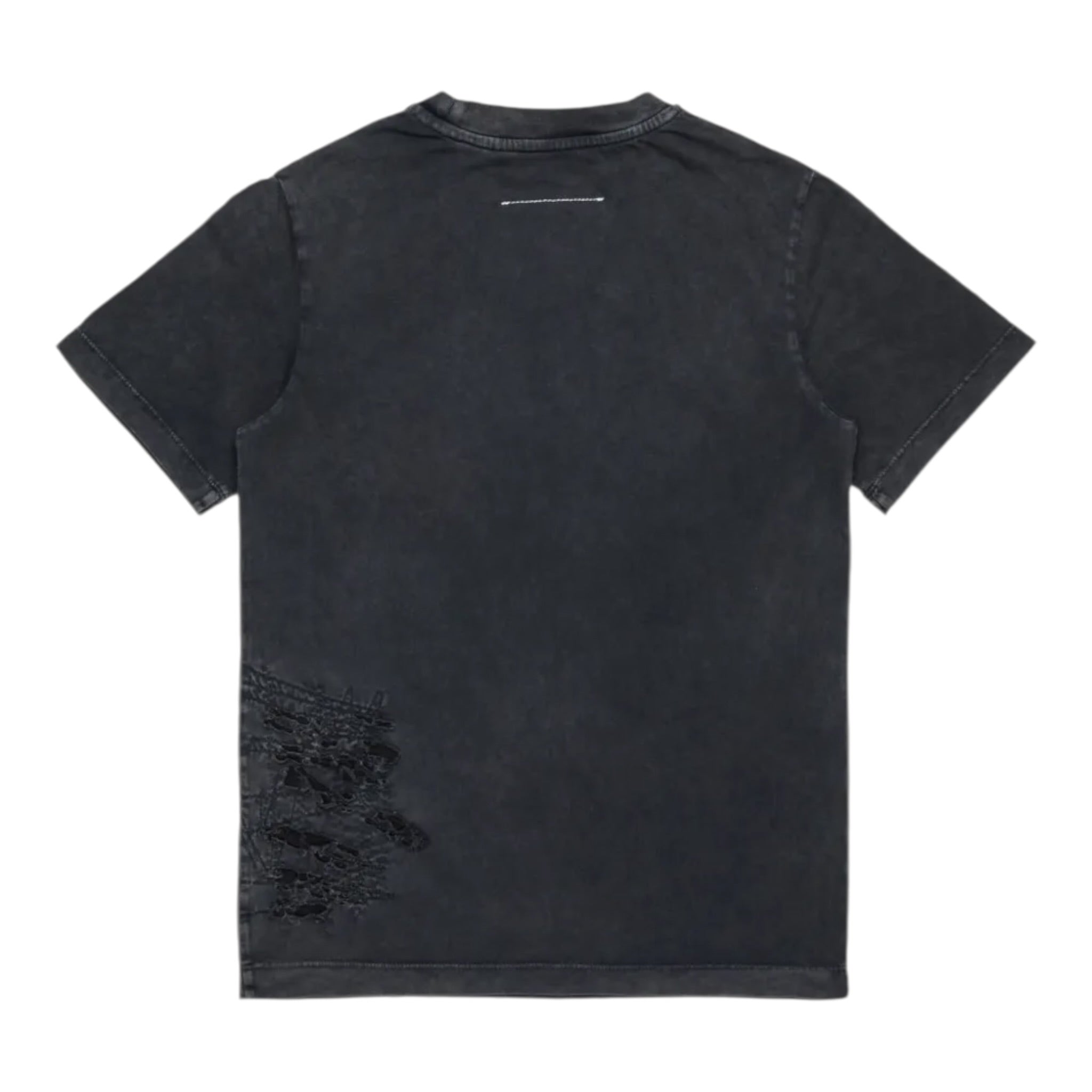 Maison Margiela T-Shirt tinta unita con Strappi Grigio per Bambino M60874MM06B GRIGIO MAISON MARGIELA 