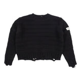 Maison Margiela Maglia Girocollo tinta unita Nero per Bambina M60880X NERO MAISON MARGIELA 