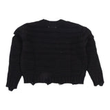 Maison Margiela Maglia Girocollo tinta unita Nero per Bambina M60880X NERO MAISON MARGIELA 