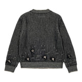 Maison Margiela Maglia tinta unita con Fantasia A Righe Nero per Bambino M60881MM06K NERO MAISON MARGIELA 