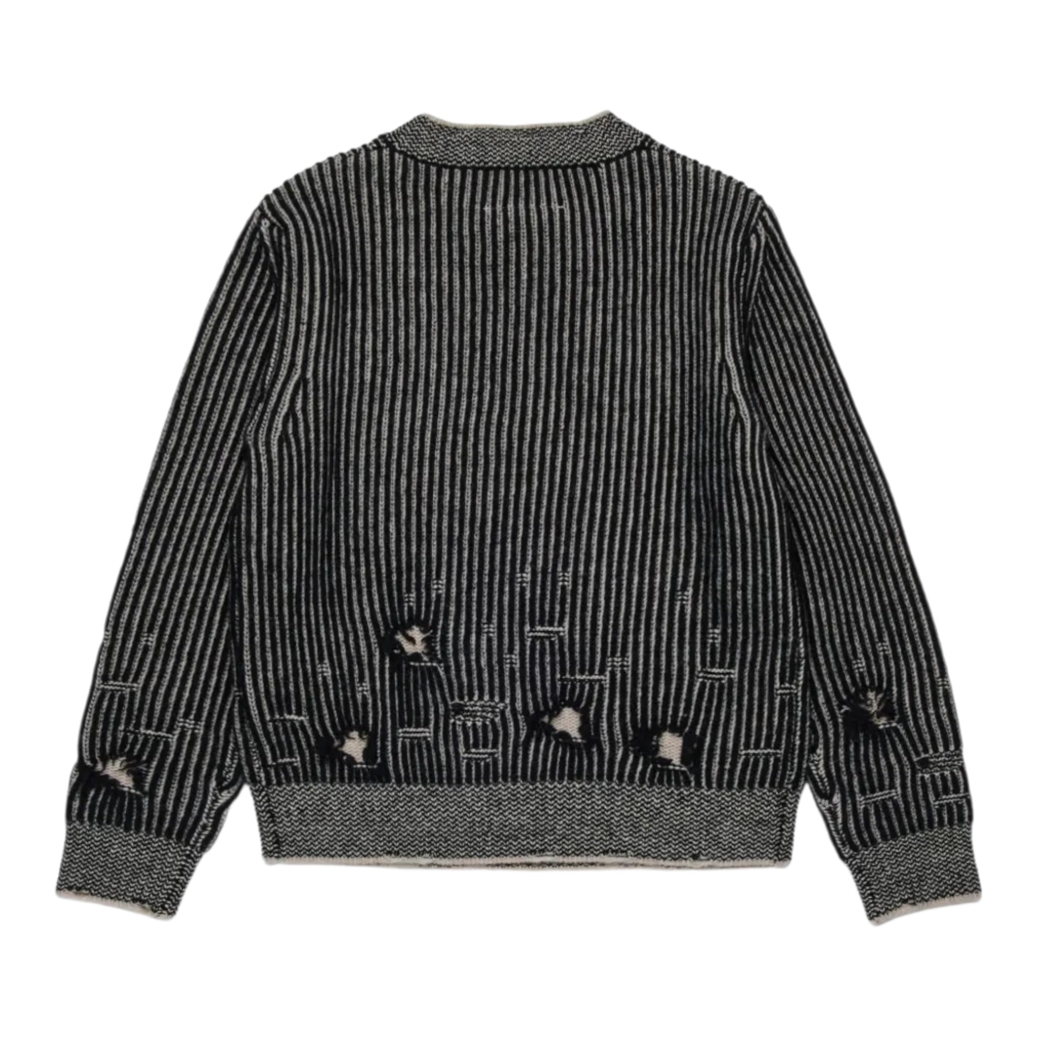 Maison Margiela Maglia tinta unita con Fantasia A Righe Nero per Bambino M60881MM06K NERO MAISON MARGIELA 