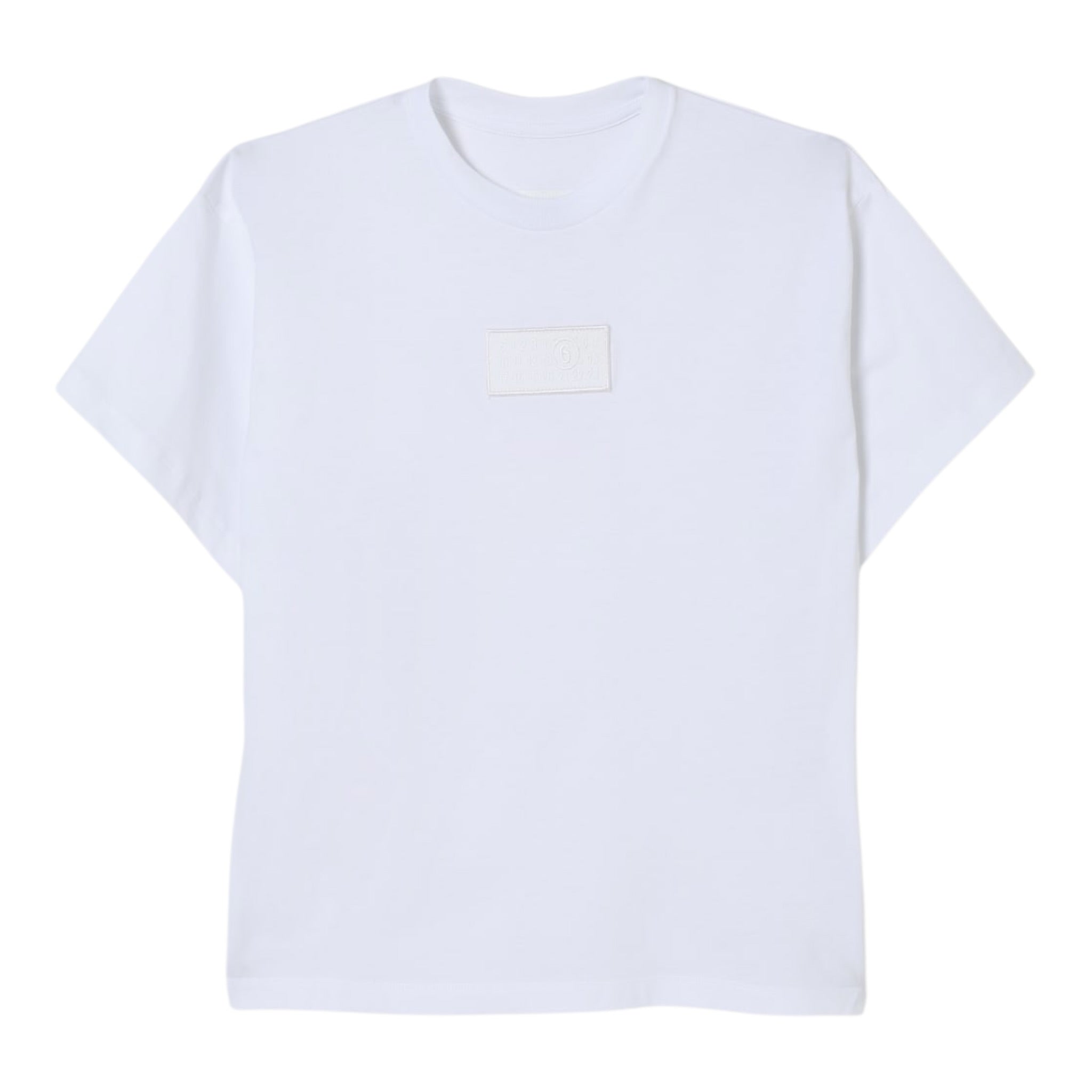 Maison Margiela T-Shirt tinta unita Girocollo Bianco per Bambino M60906MM04I BIANCO MAISON MARGIELA 