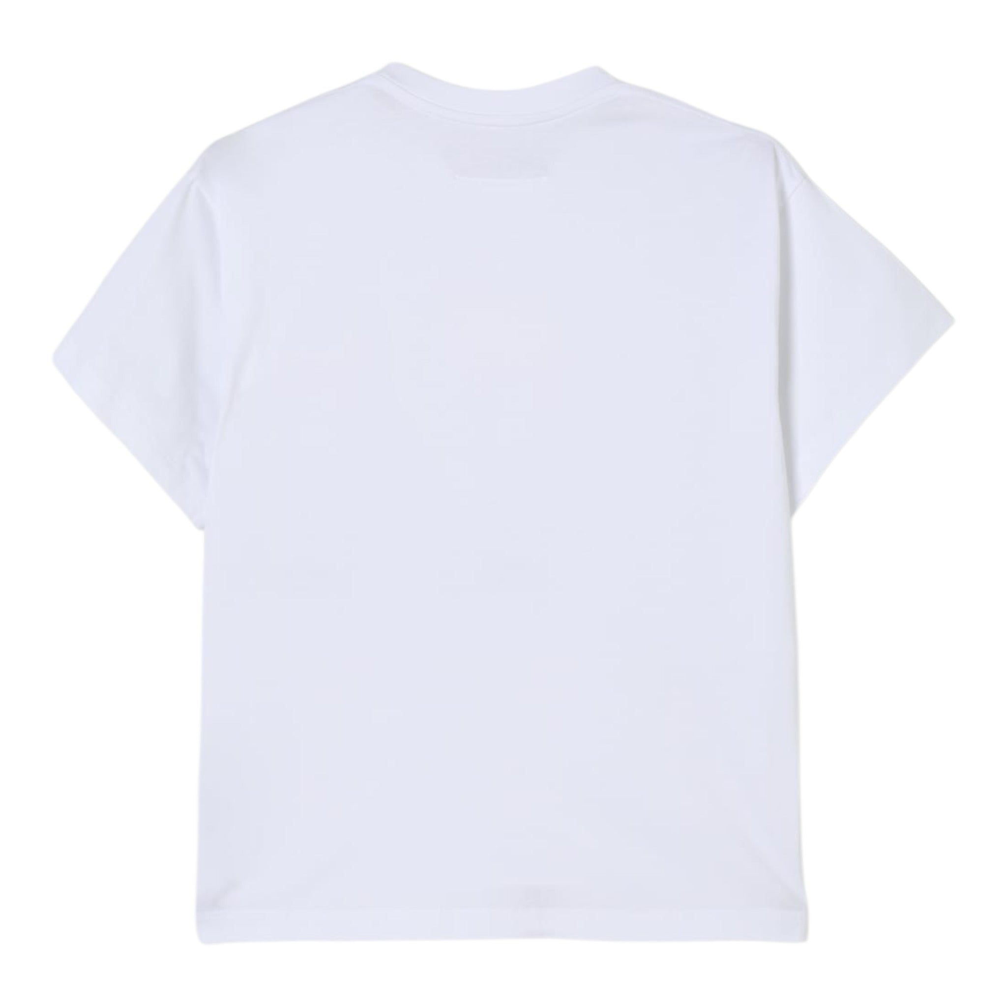 Maison Margiela T-Shirt tinta unita Girocollo Bianco per Bambino M60906MM04I BIANCO MAISON MARGIELA 