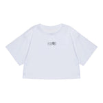 Maison Margiela T-Shirt tinta unita con Stampa Bianco per Bambina M60908X BIANCO MAISON MARGIELA 